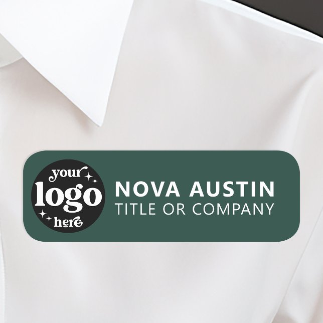 Personalisiertes Firmenlogo Mitarbeiter von Magnet Namensschild (Von Creator hochgeladen)