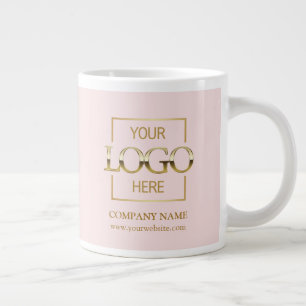 Personalisiertes Firmenlogo-Mitarbeitergeschenk Jumbo-Tasse
