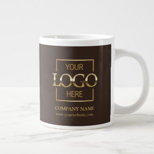 Personalisiertes Firmenlogo-Mitarbeitergeschenk Jumbo-Tasse