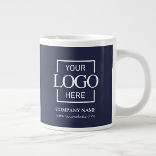Personalisiertes Firmenlogo-Mitarbeitergeschenk Jumbo-Tasse