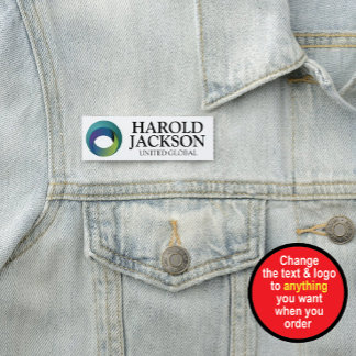 Personalisiertes Firmenlogo Namensschild