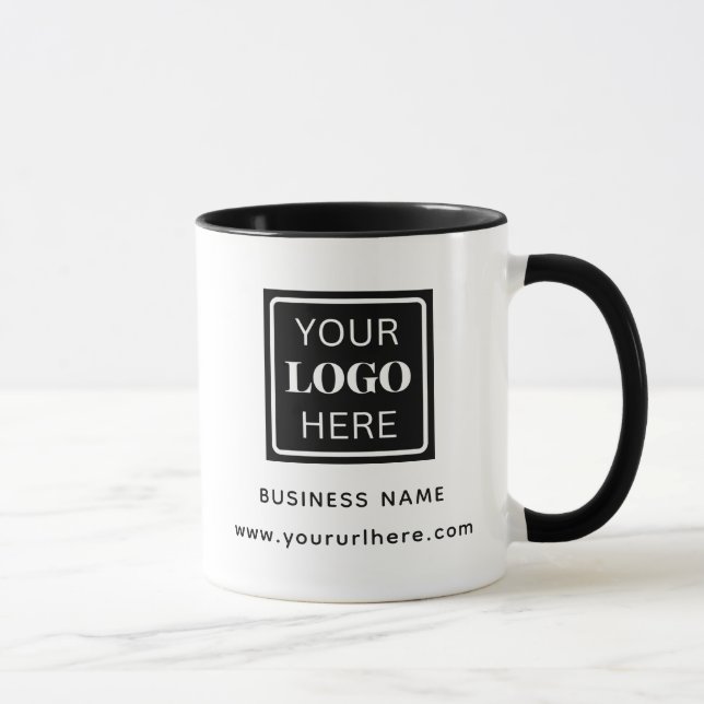 Personalisiertes Firmenlogo Tasse (Rechts)