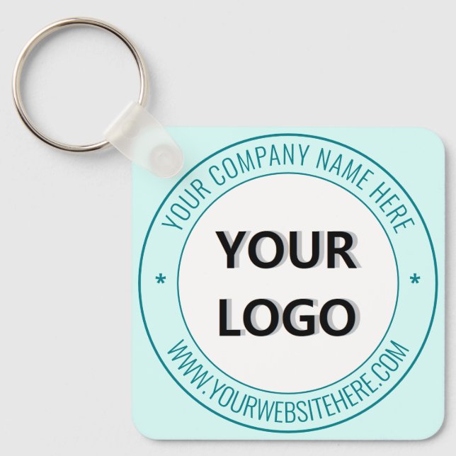 Personalisiertes Firmenlogo und Schlüsselanhänger (Vorderseite)