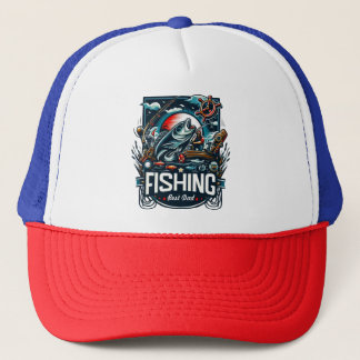 Personalisiertes Fisch in G t Shirt Truckerkappe