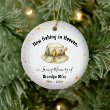 Personalisiertes Fischer-Gedenk-Ornament