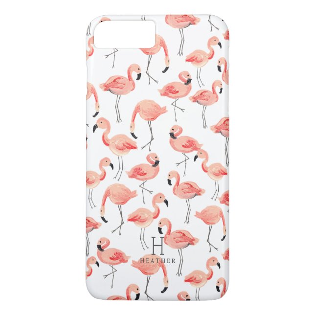 Personalisiertes | Flamingo-Party Case-Mate iPhone Hülle (Rückseite)