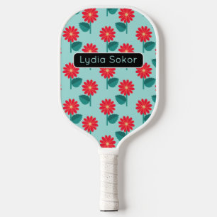 Personalisiertes Florales Pickleball-Paddle Pickleball Schläger