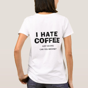 Personalisiertes florales Tassendesign-Geschenk T-Shirt