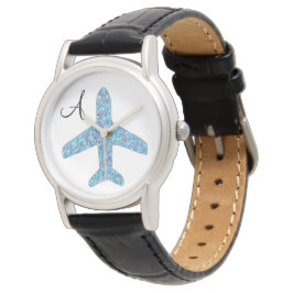 Personalisiertes Flugzeug Armbanduhr