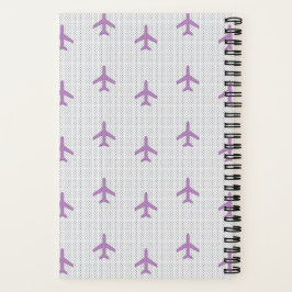 Personalisiertes Flugzeug Spiral Notebook Notizbuch