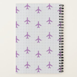 Personalisiertes Flugzeug Spiral Notebook Notizbuch