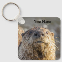 Personalisiertes Flussotter-Schlüsselanhänger - Fü