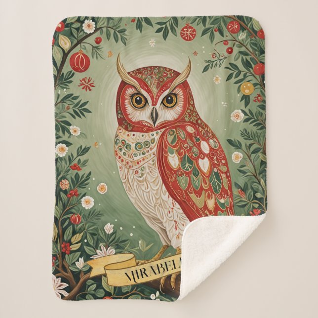 Personalisiertes Folienhühnchen Sherpadecke (Vorderseite)