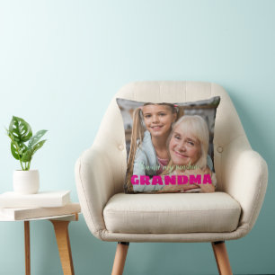 Personalisiertes Foto-Andenken OMA-Geschenk Kissen