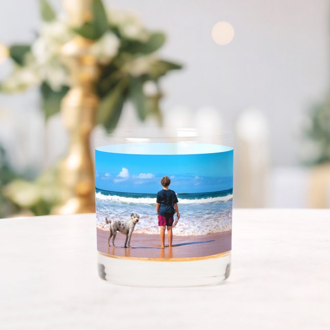 Personalisiertes Foto anpassen Whiskyglas (Insitu (Hochzeit))