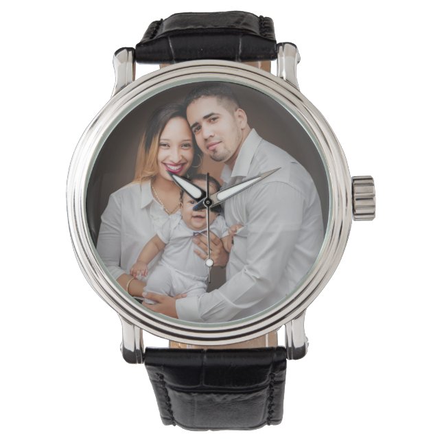 Personalisiertes Foto Armbanduhr (Vorderseite)