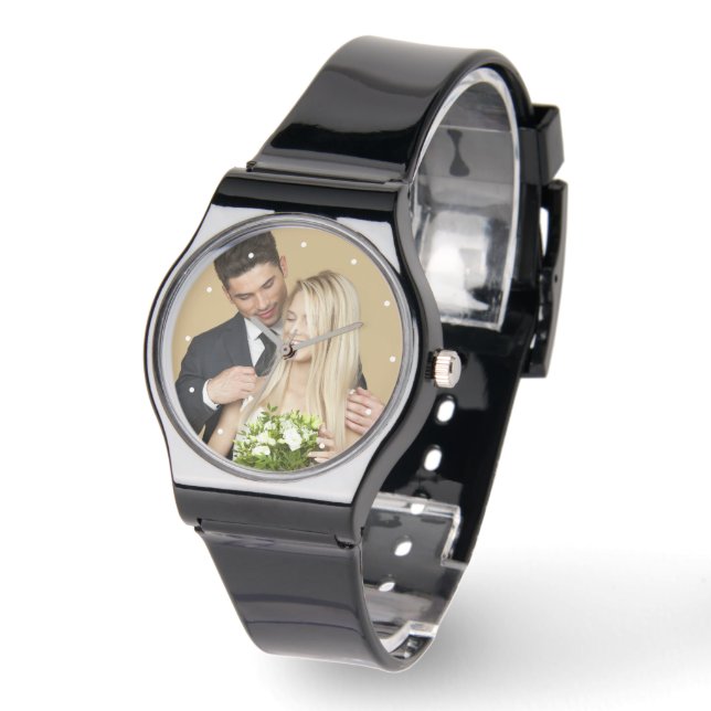 Personalisiertes Foto Armbanduhr (Winkel)