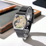 Personalisiertes Foto Armbanduhr<br><div class="desc">Lade einfach dein eigenes Foto auf diese tolle Uhr hoch. Sie können weiter bearbeiten, um Text usw. hinzuzufügen - Uhren von Ricaso machen ein tolles Geschenk für sich selbst oder andere.</div>
