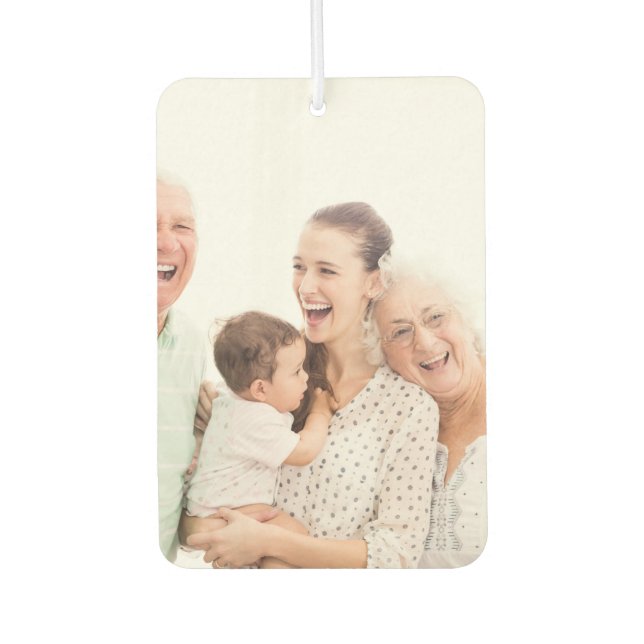 Personalisiertes Foto Autolufterfrischer (Vorderseite)