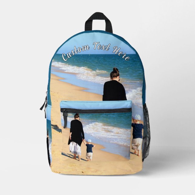 Personalisiertes Foto-Backpack mit benutzerdefinie Bedruckter Rucksack (Vorderseite)