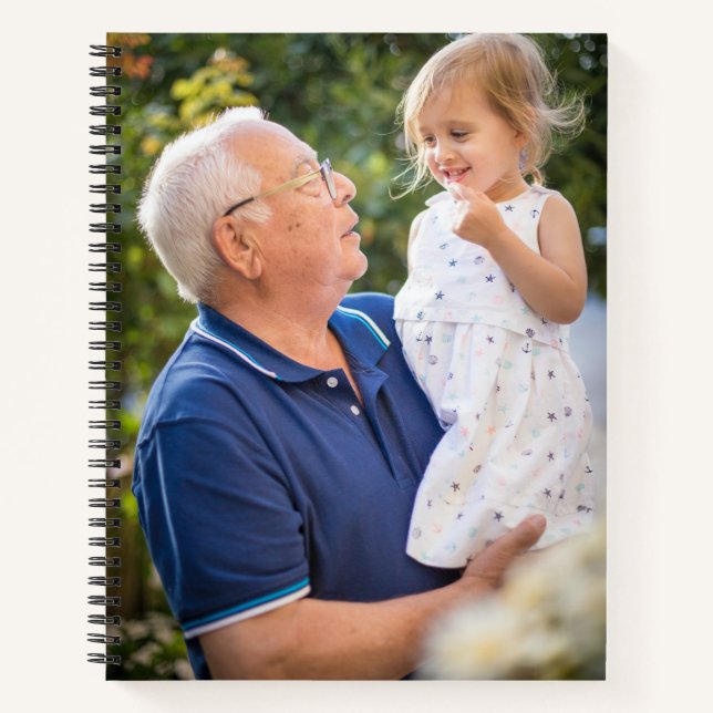 Personalisiertes Foto Benutzerdefiniert Erstellen  Notizbuch (Vorderseite)