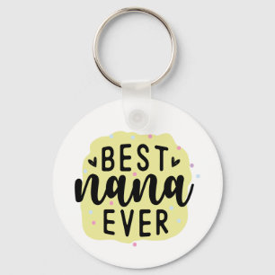 Personalisiertes Foto Best Nana Ever - Großmutter Schlüsselanhänger