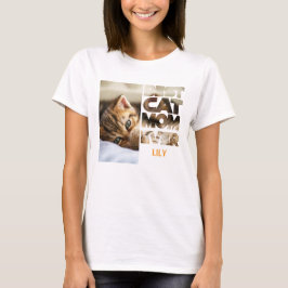 Personalisiertes Foto Beste Katzenmutter je T-Shirt