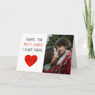 Personalisiertes Foto Beste Wahl Karte