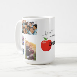 Personalisiertes Foto Bester Lehrer Kaffeetasse