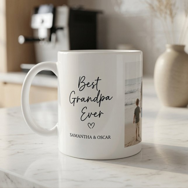 Personalisiertes Foto 'Bester Opa ever'  Kaffeetasse (Von Creator hochgeladen)