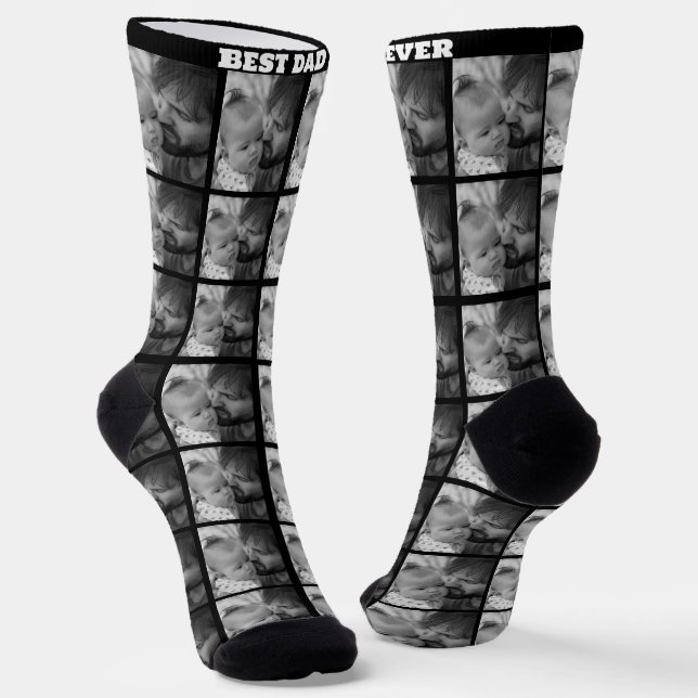 Personalisiertes Foto - Bild- und Textsocken Socken (Gewinkelt)