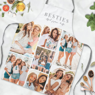 Personalisiertes Foto-Collage für beste Freundin B Schürze