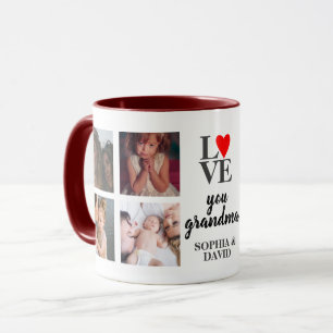 Personalisiertes Foto Collage Geschenk für Großm Tasse