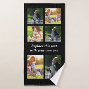Personalisiertes Foto-Collage und Text Case-Mate i Badehandtuch
