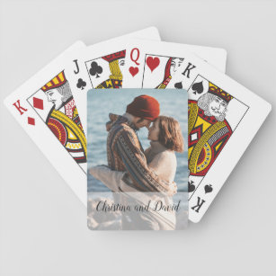 Personalisiertes Foto Couple-Geschenk Einzigartig Spielkarten