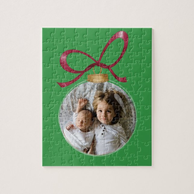 Personalisiertes Foto Custom Christmas Keepake (Vertikal)