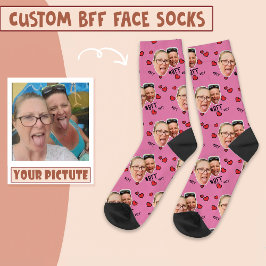 Personalisiertes Foto der besten Freunde - Das Ges Socken
