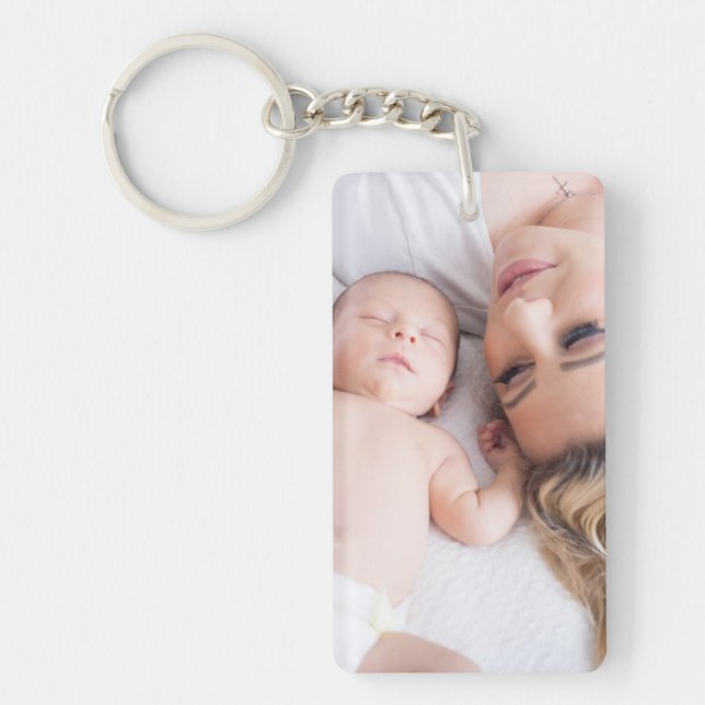 Personalisiertes Foto der Schlüsselkette Schlüsselanhänger (Vorderseite)