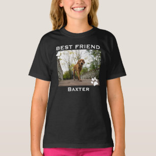 Personalisiertes Foto des besten Freundes Hundes T-Shirt
