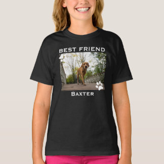 Personalisiertes Foto des besten Freundes Hundes T-Shirt