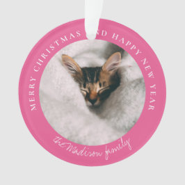 Personalisiertes Foto des klassischen Hahnentrittm Ornament