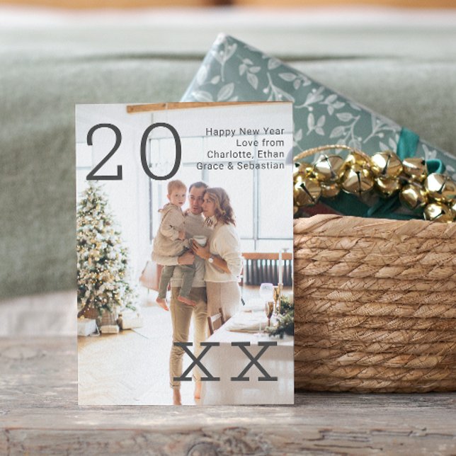 Personalisiertes Foto des neuen Jahres Postkarte (New Year Personalized Photo Postcards from Ricaso
Upload your own photograph and add your text. )