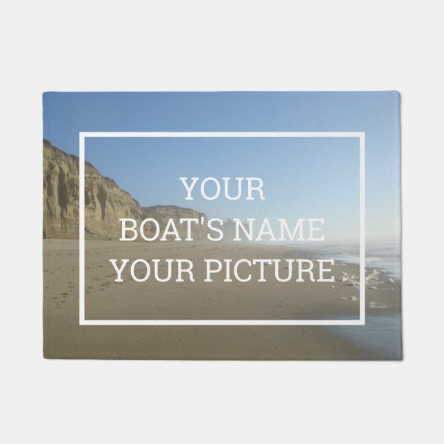 Personalisiertes Foto Dock Mat Fußmatte (Vorderseite)
