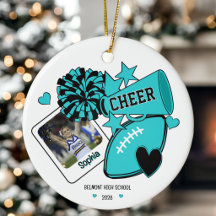 Personalisiertes Foto einer Cheerleaderin der Ober