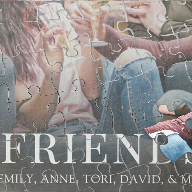 Personalisiertes Foto Einfache moderne Freunde maß (Von Creator hochgeladen)