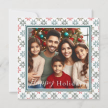 Personalisiertes Foto, Elegante Poinsettia Urlaub