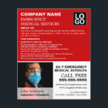 Personalisiertes Foto, EMT, paramedic Flyer<br><div class="desc">Personalisierte Flyer für Fotografie,  EMT,  paramedische Werbung durch den Visitenkarten-Store.</div>