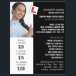 Personalisiertes Foto, Fahrschule, Lehrer Flyer<br><div class="desc">Personalisiertes Foto,  Fahrschule,  Flyer für Instruktorwerbung beim Business Card Store.</div>