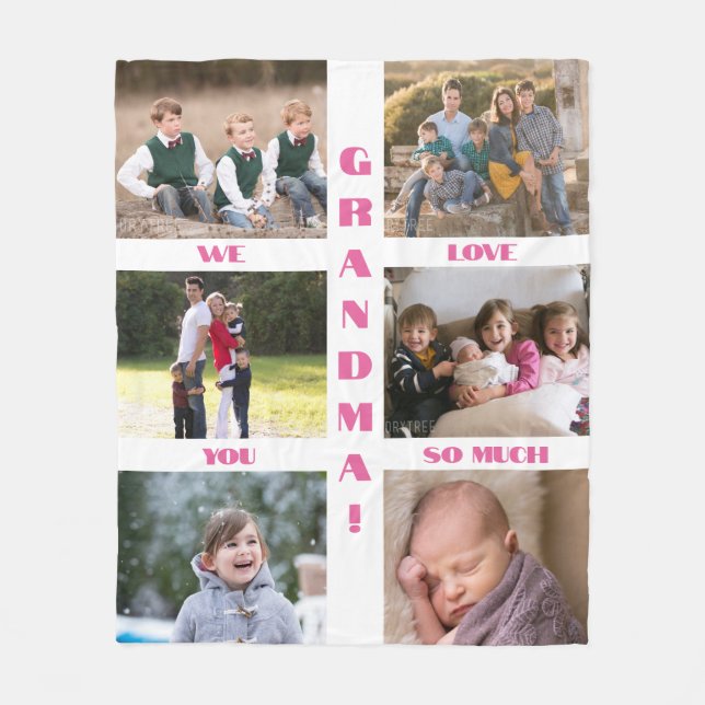 Personalisiertes Foto Fleecedecke (Vorderseite)