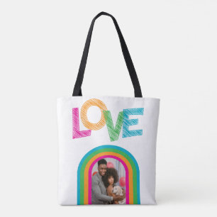 Personalisiertes Foto für benutzerdefinierte LIEBE Tasche
